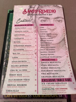 Menu photo 8 Santo Remedio Orange, CA Menu photo 8 Santo Remedio Orange, CA