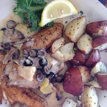 Doc's Seafood & Steaks - Tilapia and rosemary potatoes (soo good!) - Seafood Near Me - Corpus Christi, Texas Doc's Seafood & Steaks - Tilapia and rosemary potatoes (soo good!) - Seafood Near Me - Corpus Christi, Texas