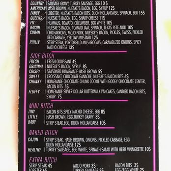 Bacon Bitch - Food menu - Sandwiches Near Me - Miami Beach, Florida
