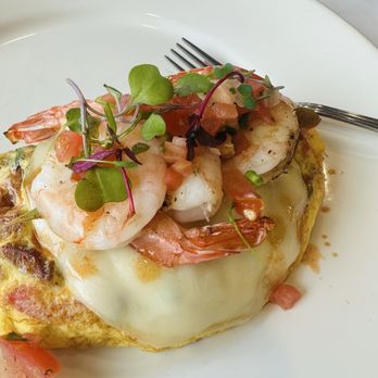 Delicioso Bistro - Spice sausage and shrimp omelette - Diners Near Me - Modesto, California