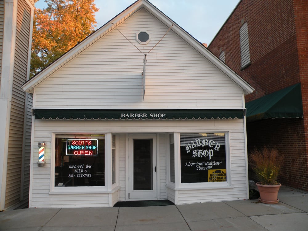 SCOTT’S Updated September 2024 10233 Hegel Rd, Goodrich, Michigan Barbers