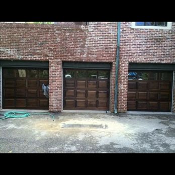 Garage Door Techs - Colonial raised panel wood doors top glass - Garage Door Services Near Me - Ashville, Alabama Garage Door Techs - Colonial raised panel wood doors top glass - Garage Door Services Near Me - Ashville, Alabama