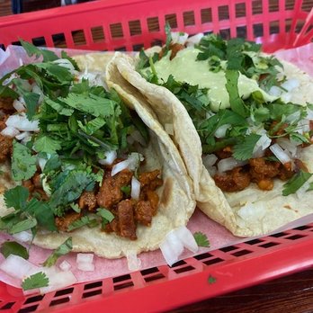 Mi Reyna tortillería y taquería - One with guacamole sauce (right) and one without (left). I'm adding it to both tacos next time for sure. - Mexican Near Me - Escondido, California Mi Reyna tortillería y taquería - One with guacamole sauce (right) and one without (left). I'm adding it to both tacos next time for sure. - Mexican Near Me - Escondido, California