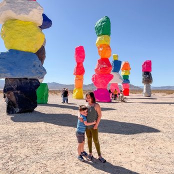 Seven Magic Mountains - Public Art Near Me - Las Vegas, Nevada