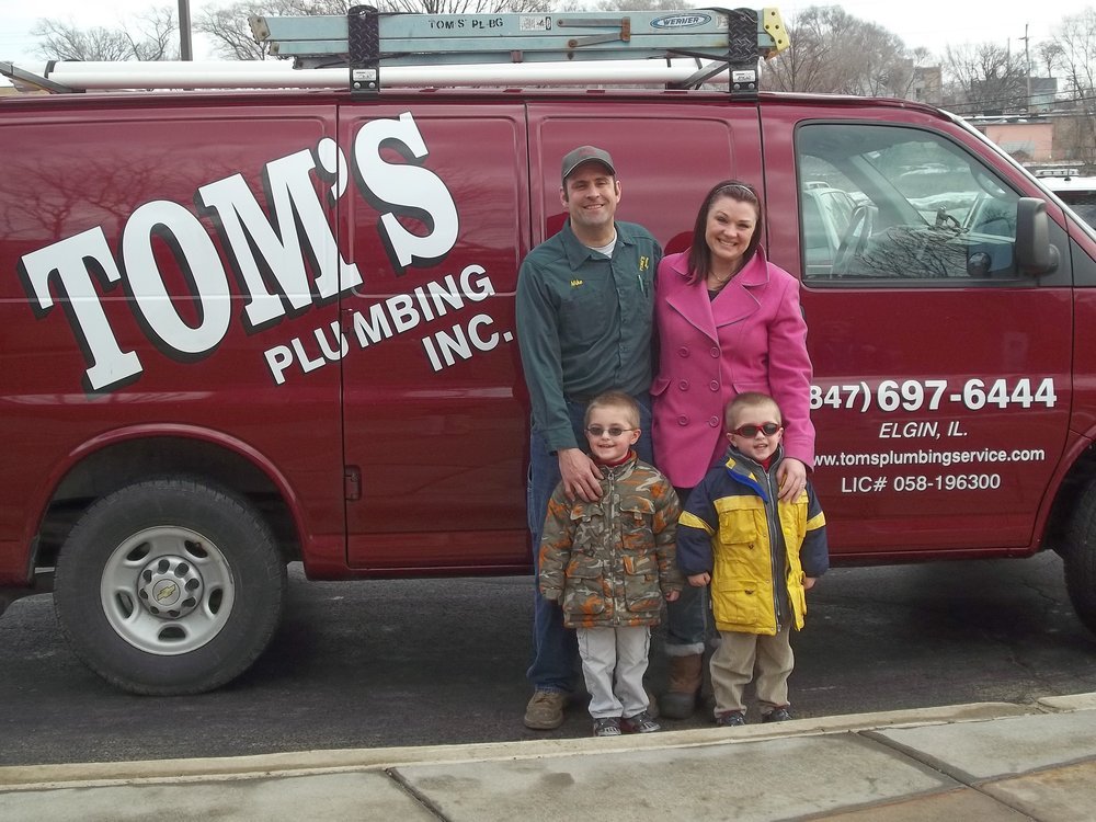 Slide of Tom's Plumbing Inc