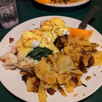 The Frog Pond - Neptune Eggs Benedict - Breakfast & Brunch Near Me - St Pete Beach, Florida