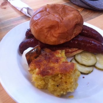 Smoke Daddy - Smoked sausage = meh...nothing special here but the jalapeno cornbread was good - Barbeque Near Me - Chicago, Illinois Smoke Daddy - Smoked sausage = meh...nothing special here but the jalapeno cornbread was good - Barbeque Near Me - Chicago, Illinois