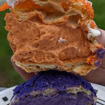 Butter Stick Bakery - Ube and Thai Tea Cream Puffs - Bakeries Near Me Butter Stick Bakery - Ube and Thai Tea Cream Puffs - Bakeries Near Me