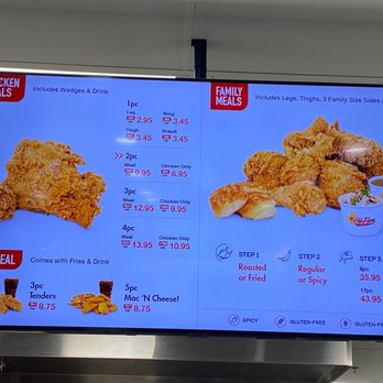 HiFive Chicken - a menu for a fast food restaurant - Chicken Shop Near Me - Burnaby, British Columbia