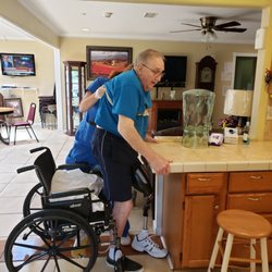 Total Loving Care - Resident getting physical therapy