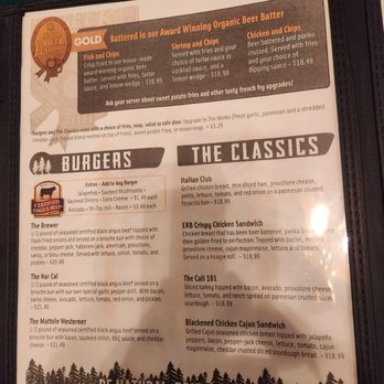 Eel River Brewing - Menu - Pubs Near Me - Fortuna, California