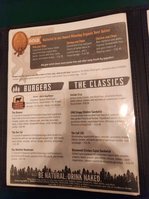 Menu photo 2 Eel River Brewing Fortuna, CA