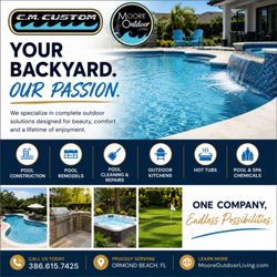 CM Custom Pool Designs - We install almost anything backyard!