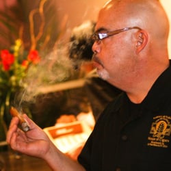 House of Cigars - Willie enjoying the moment