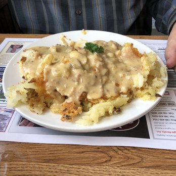 Scott's Diner - Biscuits and gravy with a side of the best home fries with sausage gravy. - Breakfast & Brunch Near Me - New Concord, Ohio Scott's Diner - Biscuits and gravy with a side of the best home fries with sausage gravy. - Breakfast & Brunch Near Me - New Concord, Ohio