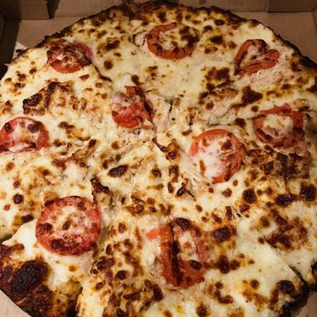 The Pizza Shack - Chicken Alfredo Pizza...you don't have to get the Roman Tomatoes. - Pizza Near Me - Jackson, Mississippi