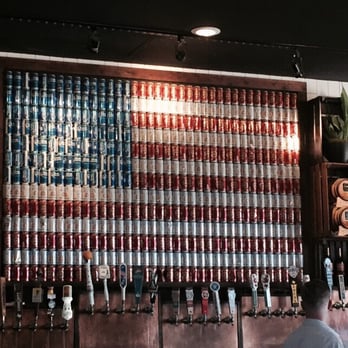 The Rustic - Coolest bar American flag I've ever seen - New American Near Me - Dallas, Texas