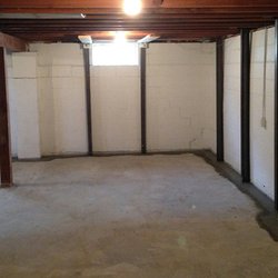 Summit Basement Company - Interior waterproofing and steel beams