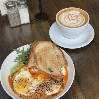 Sabine Cafe and Bar - Turkish Eggs and Cardamom Latte - Cafes Near Me - Seattle, Washington Sabine Cafe and Bar - Turkish Eggs and Cardamom Latte - Cafes Near Me - Seattle, Washington
