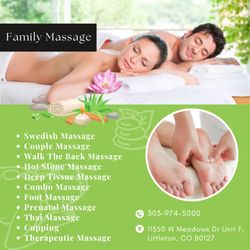 Family Massage - Check out our services and benefits