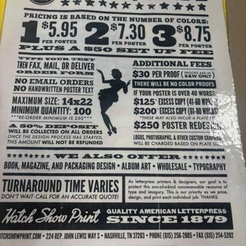 Hatch Show Print - Printing Services Near Me - Nashville, Tennessee Hatch Show Print - Printing Services Near Me - Nashville, Tennessee