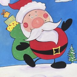 Paint and Sip Fraser - Sunday Santa