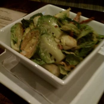 Haven Craft Kitchen + Bar - Brussel sprouts with prosciutto with a hint of lemon. Delish! - New American Near Me - Orange, California