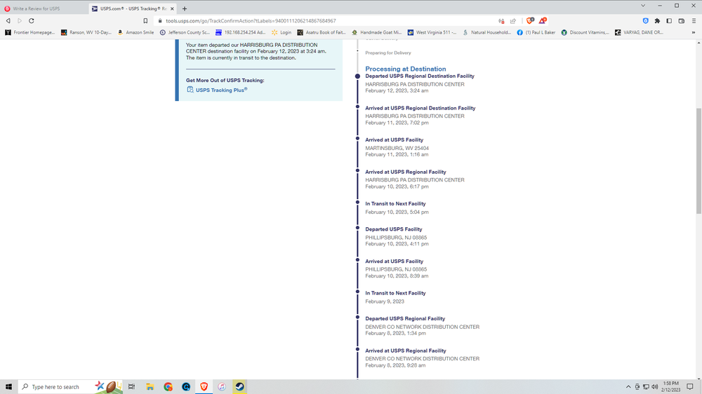 USPS Updated September 2024 1355 Old Courthouse Sq, Martinsburg
