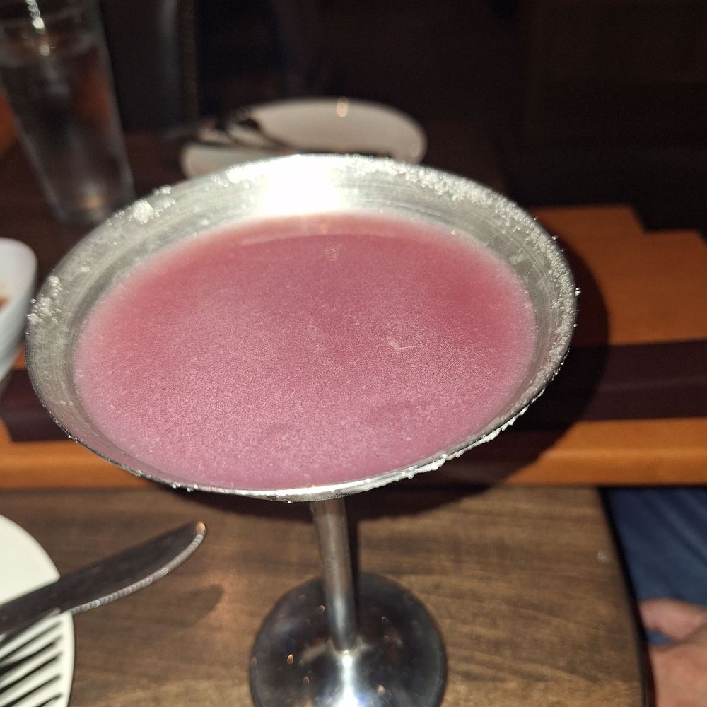 Luna Modern Mexican Kitchen - Lavender blueberry Martini - Mexican Near Me - Corona, California