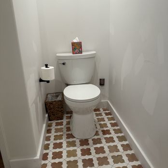 Prime Pipe Solutions - New toilet in a bathroom remodel - Plumbing Near Me Prime Pipe Solutions - New toilet in a bathroom remodel - Plumbing Near Me