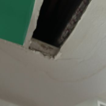 Forrest Kyser And Jeffrey Rabren - Hole before pic - Drywall Installation & Repair Near Me Forrest Kyser And Jeffrey Rabren - Hole before pic - Drywall Installation & Repair Near Me