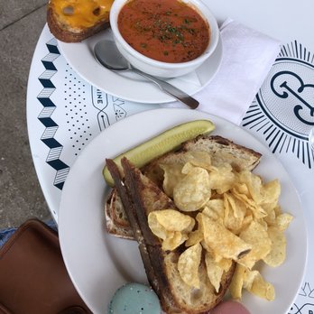 Bakery Lorraine - Tomato soup, grilled cheese, birthday cake and raspberry macarons - Bakeries Near Me - Austin, Texas