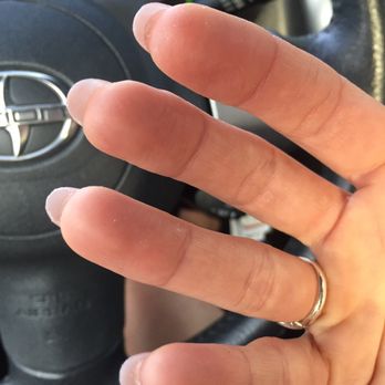 Sunset Nails - Glue under my pinky and jagged ring finger - Nail Salons Near Me - San Francisco, California