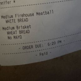 Firehouse Subs - The bag was right... - Fast Food Near Me - Dunedin, Florida