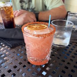 Delicious  drinks and appetizers.