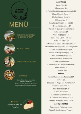 Menu photo 1 La Marina De Rancho Arecibo, PR Menu photo 1 La Marina De Rancho Arecibo, PR