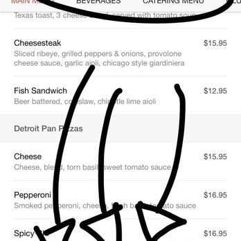 Jake Melnick's Corner Tap - The item we actually ordered but did not receive, what we recibe is not even on the menu - Sports Bars Near Me - Chicago, Illinois