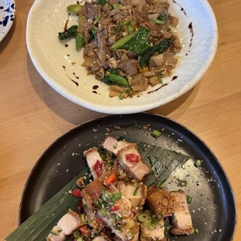 Manon - Pad See Ew and Crispy Pork Chili and Sea Salt - Thai Near Me - Fullerton, California Manon - Pad See Ew and Crispy Pork Chili and Sea Salt - Thai Near Me - Fullerton, California