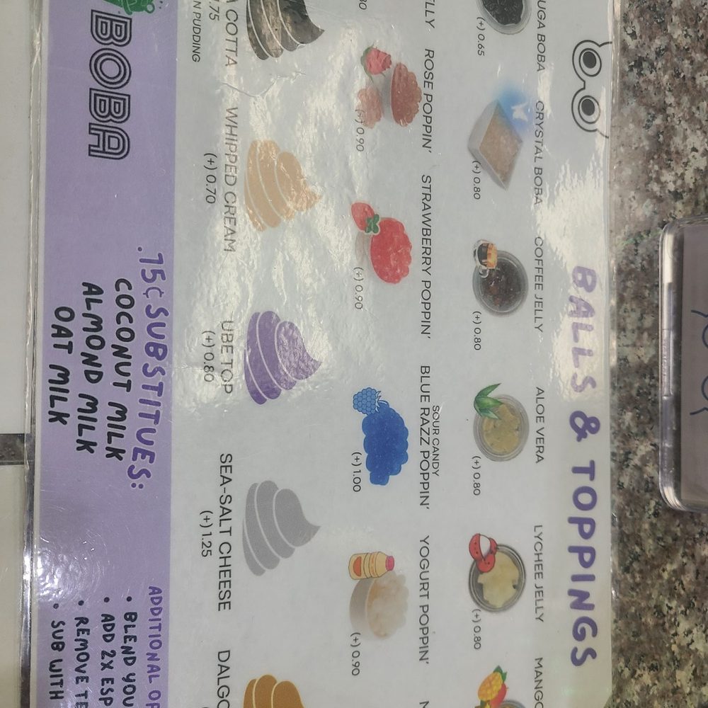 Joah Boba - Menu 9/29/24 - Bubble Tea Near Me - Henderson, Nevada Joah Boba - Menu 9/29/24 - Bubble Tea Near Me - Henderson, Nevada