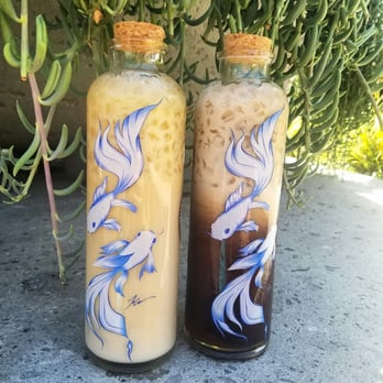Roasting Water - A green tea almond milk & milk tea - Bubble Tea Near Me - Long Beach, California Roasting Water - A green tea almond milk & milk tea - Bubble Tea Near Me - Long Beach, California