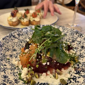 The Hampton Social - Denver - GOLDEN BEET SALAD - New American Near Me - Denver, Colorado The Hampton Social - Denver - GOLDEN BEET SALAD - New American Near Me - Denver, Colorado