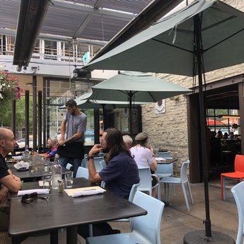 Steuben's Uptown - Outside patio with misting system - Diners Near Me - Denver, Colorado Steuben's Uptown - Outside patio with misting system - Diners Near Me - Denver, Colorado