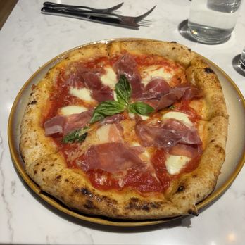 Mucca Pizzeria - Margherita plus prosciutto very expensive - Pizza Near Me - Portland, Oregon Mucca Pizzeria - Margherita plus prosciutto very expensive - Pizza Near Me - Portland, Oregon