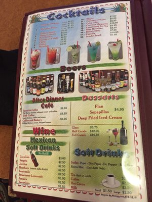Menu photo 4 El Trio Loco Gearhart, OR