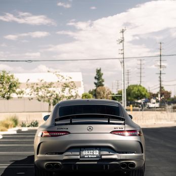 4832 Wraps - AMG GT 53 got a full refresh, wrapped in Matte Dark Grey - Vehicle Wraps Near Me - Canoga Park, California