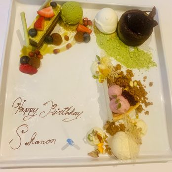 Miku - Birthday dessert ! - Japanese Near Me - Toronto, Ontario Miku - Birthday dessert ! - Japanese Near Me - Toronto, Ontario
