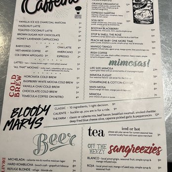 Toast - Drink menu - Breakfast & Brunch Near Me - Temecula, California