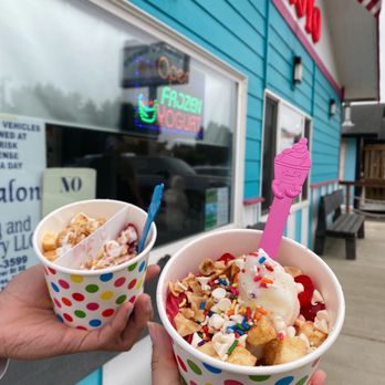 Surely Sweet - two bowls of ice cream with sprinkles - Ice Cream & Frozen Yogurt Near Me - Ocean Shores, Washington Surely Sweet - two bowls of ice cream with sprinkles - Ice Cream & Frozen Yogurt Near Me - Ocean Shores, Washington