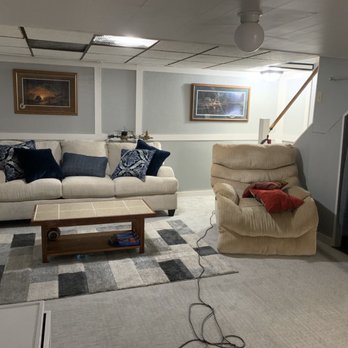 Stout's Discount Carpet - Basement install - Carpeting Near Me - Youngwood, Pennsylvania Stout's Discount Carpet - Basement install - Carpeting Near Me - Youngwood, Pennsylvania