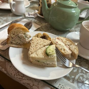 The Tea Shoppe - Sandwiched from the tea tower - Coffee & Tea Near Me - Morgantown, West Virginia